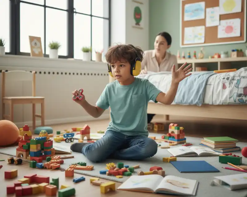niño con tdah en casa