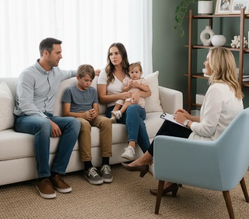 familia en terapia familiar